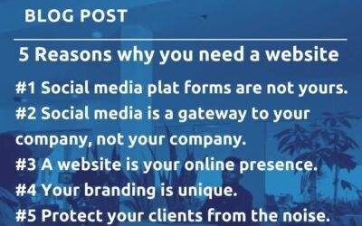 5 reasons why: you still need a website in 2022.