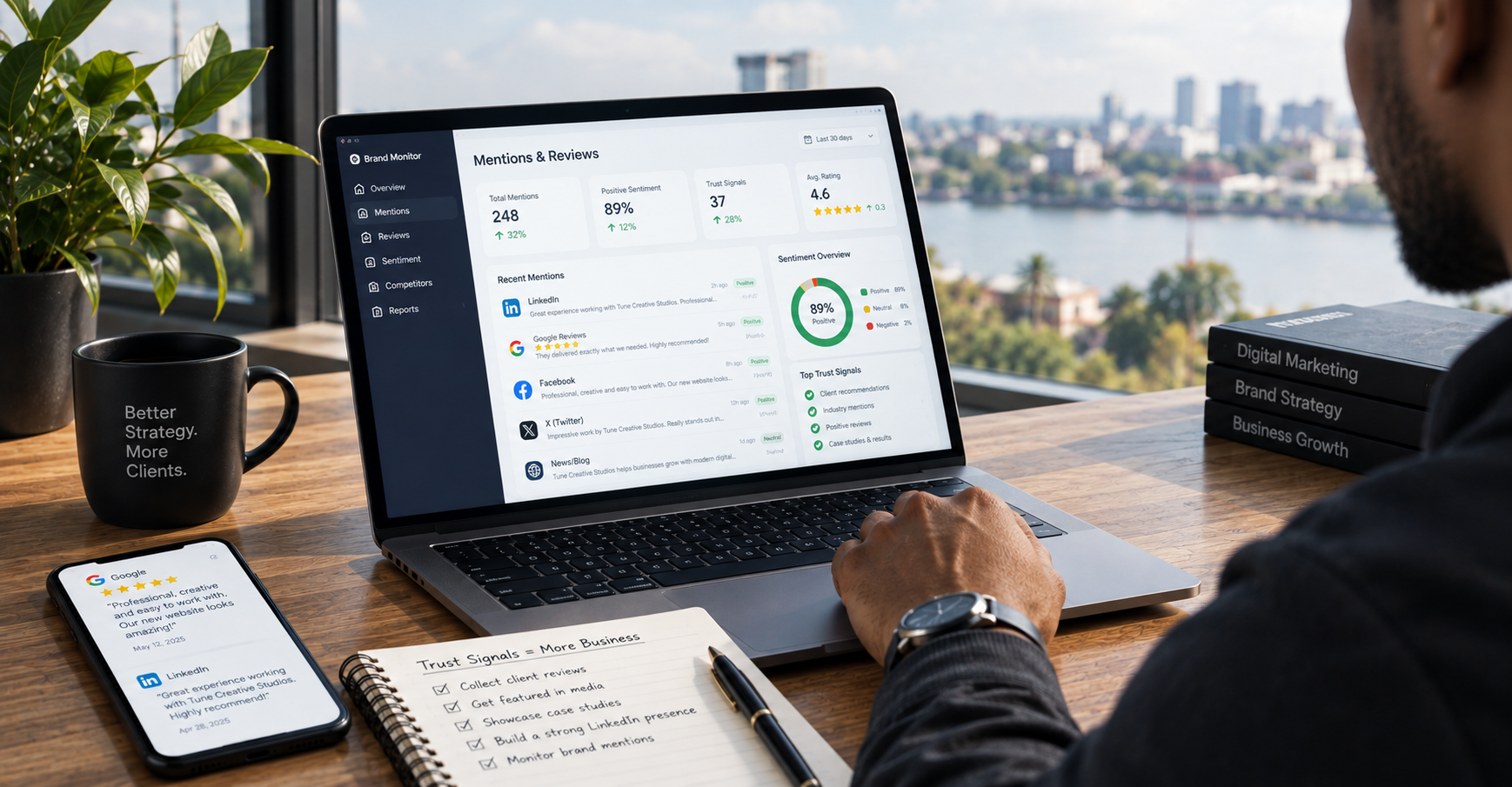 Reviews and mentions: the trust signals AI tools read
